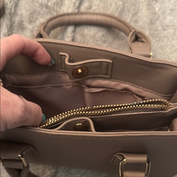 Bebe Brown Crossbody Bag with Gold Hardware - Picture 6 of 9